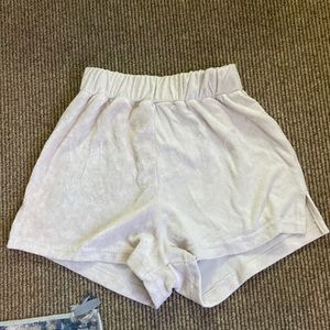 Terry cloth shorts